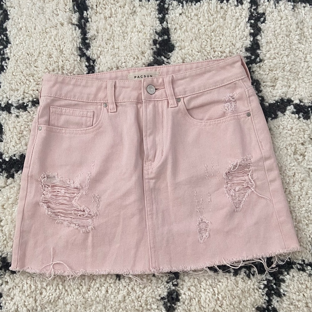 Pink skirt